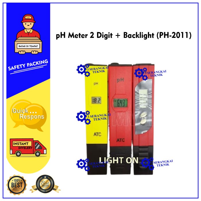 pH Meter 2 Digit + Backlight (PH-2011)