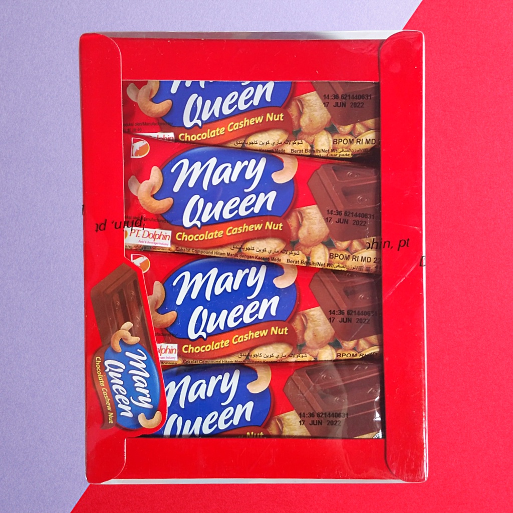 

Mary Queen Chocolate Cashew Nut - Isi 24 pcs