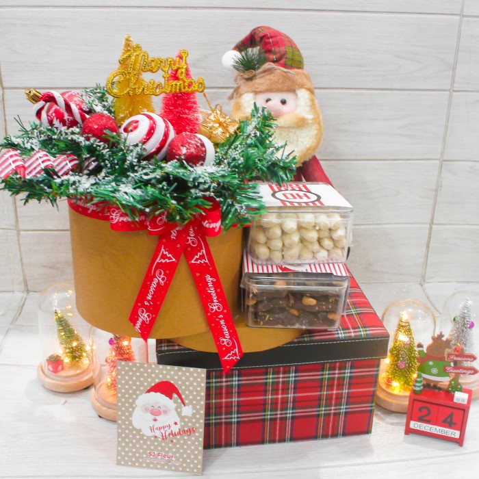 

Paket dekorasi hampers natal christmas parcel 30