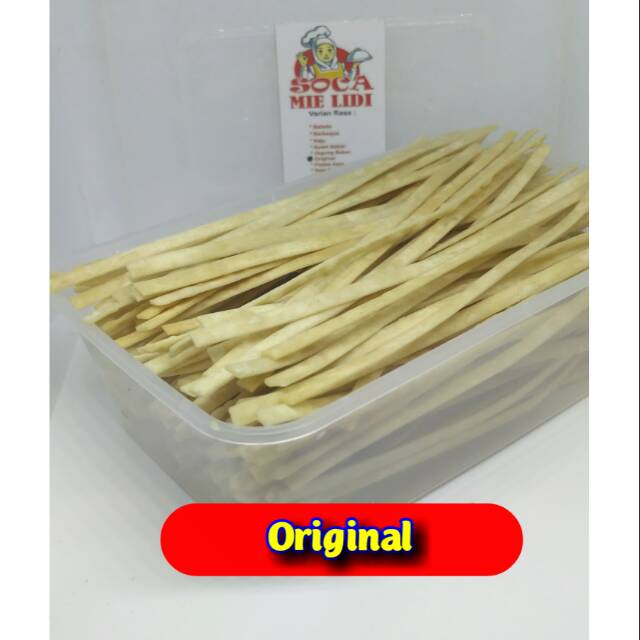 

MIE LIDI GEPENG ORIGINAL KEMASAN BOX 200 GRAM