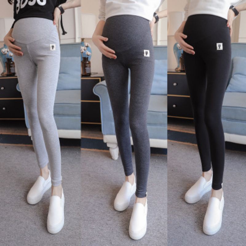 Celana Legging Hamil Import • Meow • Maternity Leggings • Bumil • Fashion Wanita