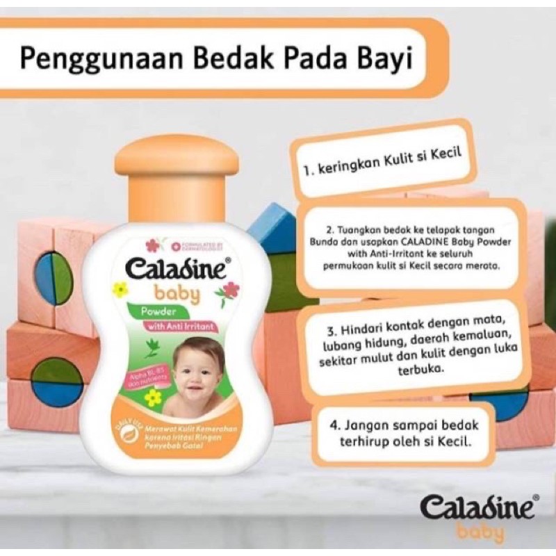 Caladine Baby Powder 100gr - Bedak Tabur Bayi