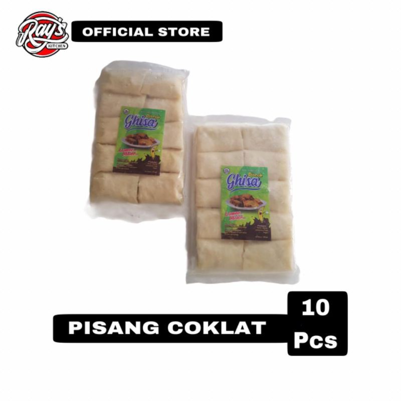 

Piscok Ghisa Lumeer Meleer isi 10pcs - Pisang coklat Lumer