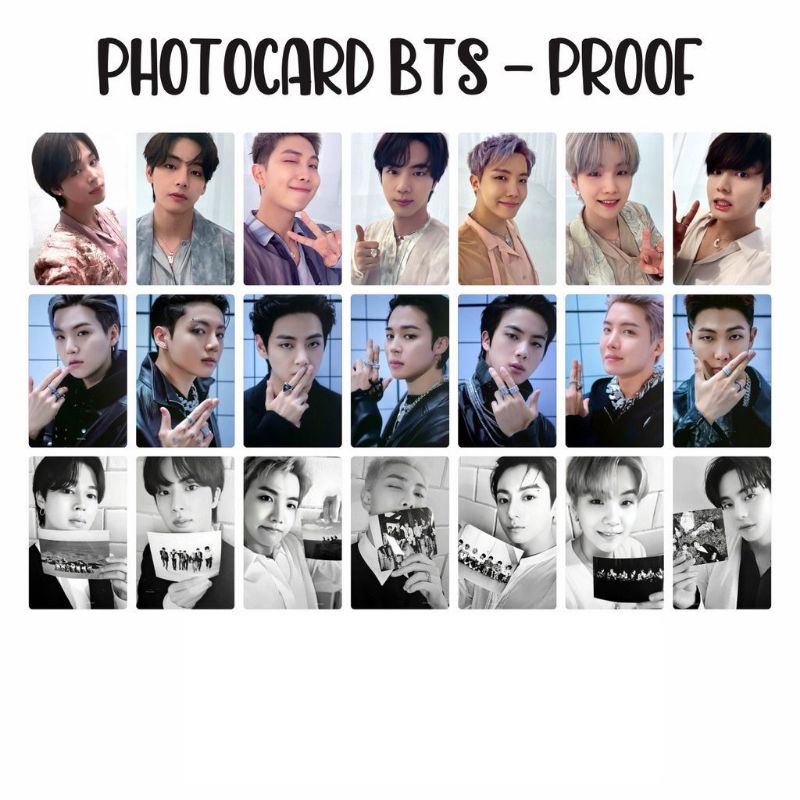 

PHOTOCARD & POSTCARD BTS PROOF DOOR ANTHOLOGY ALBUM CONCEPT