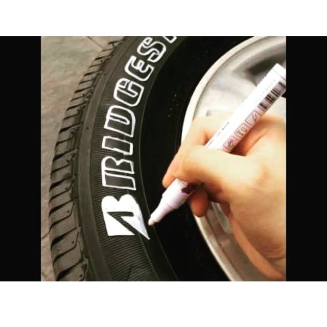 

WHITE MARKER - SPIDOL PEWARNA BAN. AKSESORIS OTOMOTIF