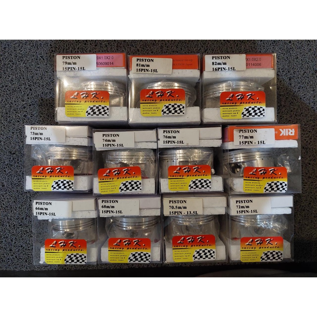 PISTON LHK CASTING 66 68 69 70 70.5 71 72 73 74 75 76 77 78 79 80 81 82 pin 15 &amp; 16