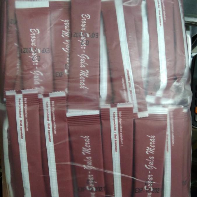 

gula merah saset stick / Brown Sugar Stick Sachet 125pcs