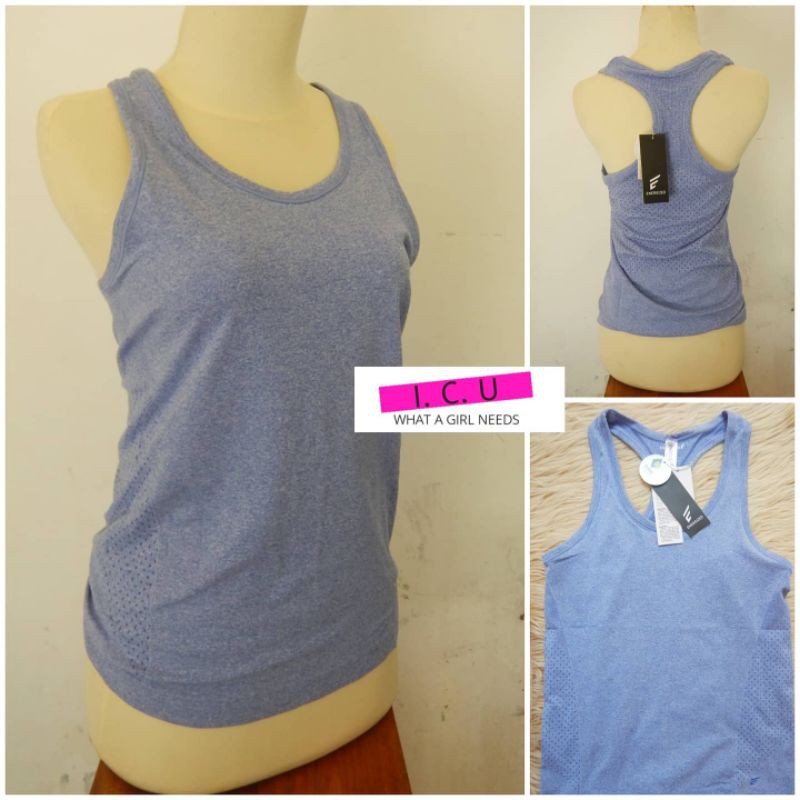 Tanktop Kaos Wanita Tank Top Sport Pakaian Olahraga Wanita Activewear Quick Dry Original Energized b