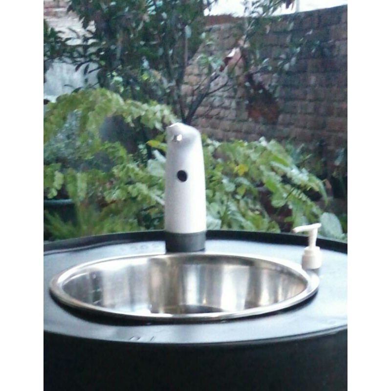 Paket Pesanan khusus wastafel portable kran otomatis plus 4 Dispenser sabun otomatis 300ml