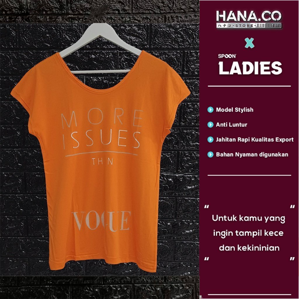 ATASAN WANITA KOREA | BAJU WANITA | KAOS WANITA | Vogue Orange