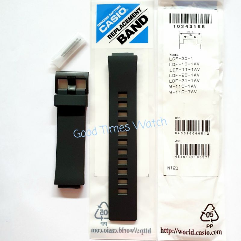 STRAP CASIO LCF-20-1 LCF 20 LDF 10 LDF 11 LDF 20 LDF 21 W 110 Casio Original