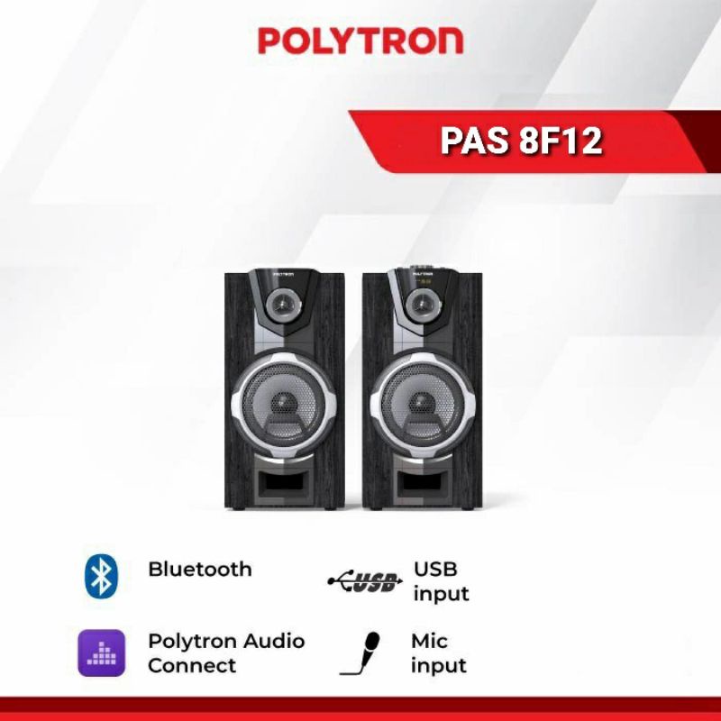 Polytron Speaker Aktif PAS 8F12 / PAS 8E10 / PAS 8E12