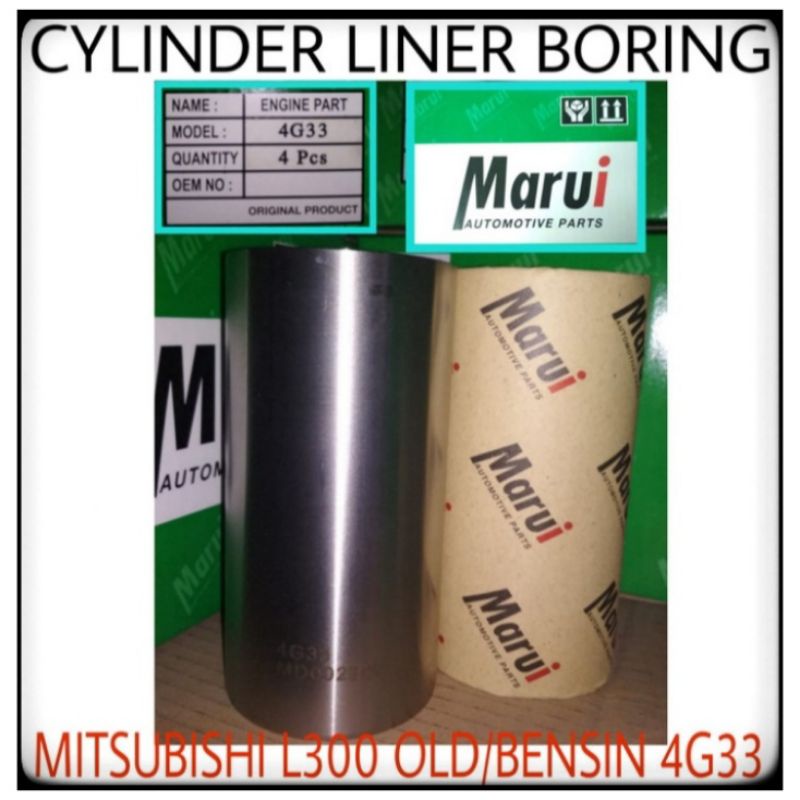 CYLINDER LINER BORINGLINER MITSUBISHI L300 BENSIN (OLD) 4G33
