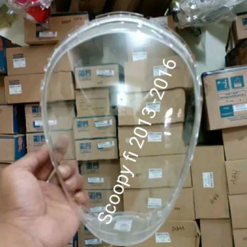 Mika mica kaca lampu reflektor depan scoopy scopy fi esp lampu bohlam 2013 2014 2015 2016 2017 lampu