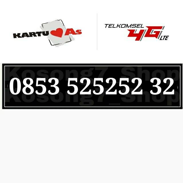 Kartu As 4G ABABABAB 525252 Nomor Cantik
