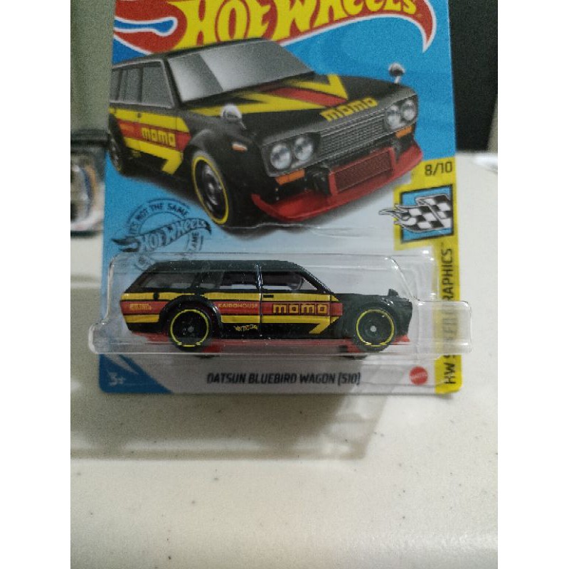 

Hotwheels Datsun Bluebird Wagon 510 Black Hotwheel Hot wheels HW