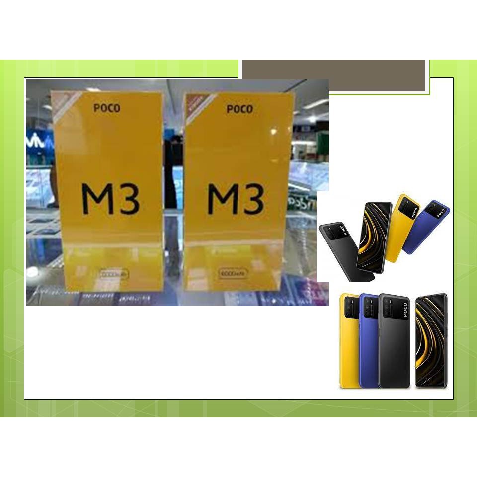 XIAOMI POCO M3 RAM 6GB ROM 128GB 6 128 GB HP BAGUS MURAH PROMO TERBARU