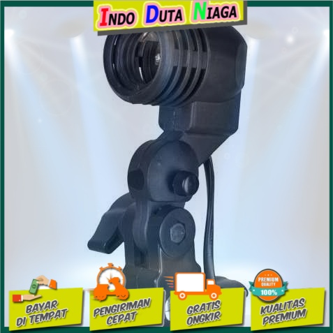 YAM Lamp Holder Lampu Foto Single Socket E27 Dudukan Payung - HQ-DZ001