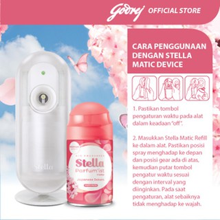 Stella Sakura Matic Refill Pengharum Ruangan 225 ml