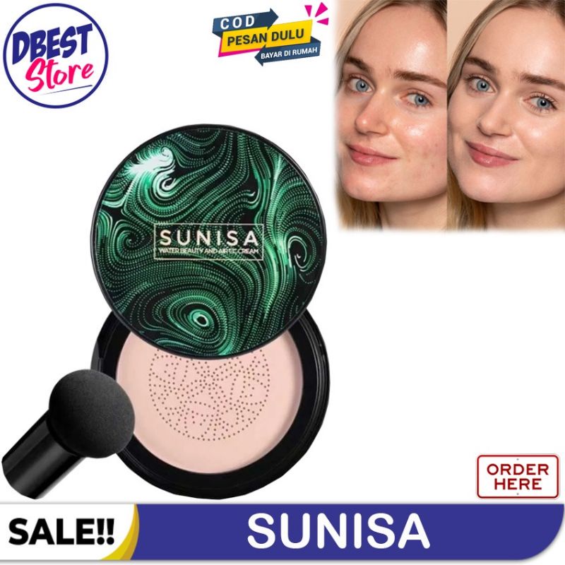 BEDAK PADAT SUNISA ANTI AIR CREAM BB CUSHION KOREA
