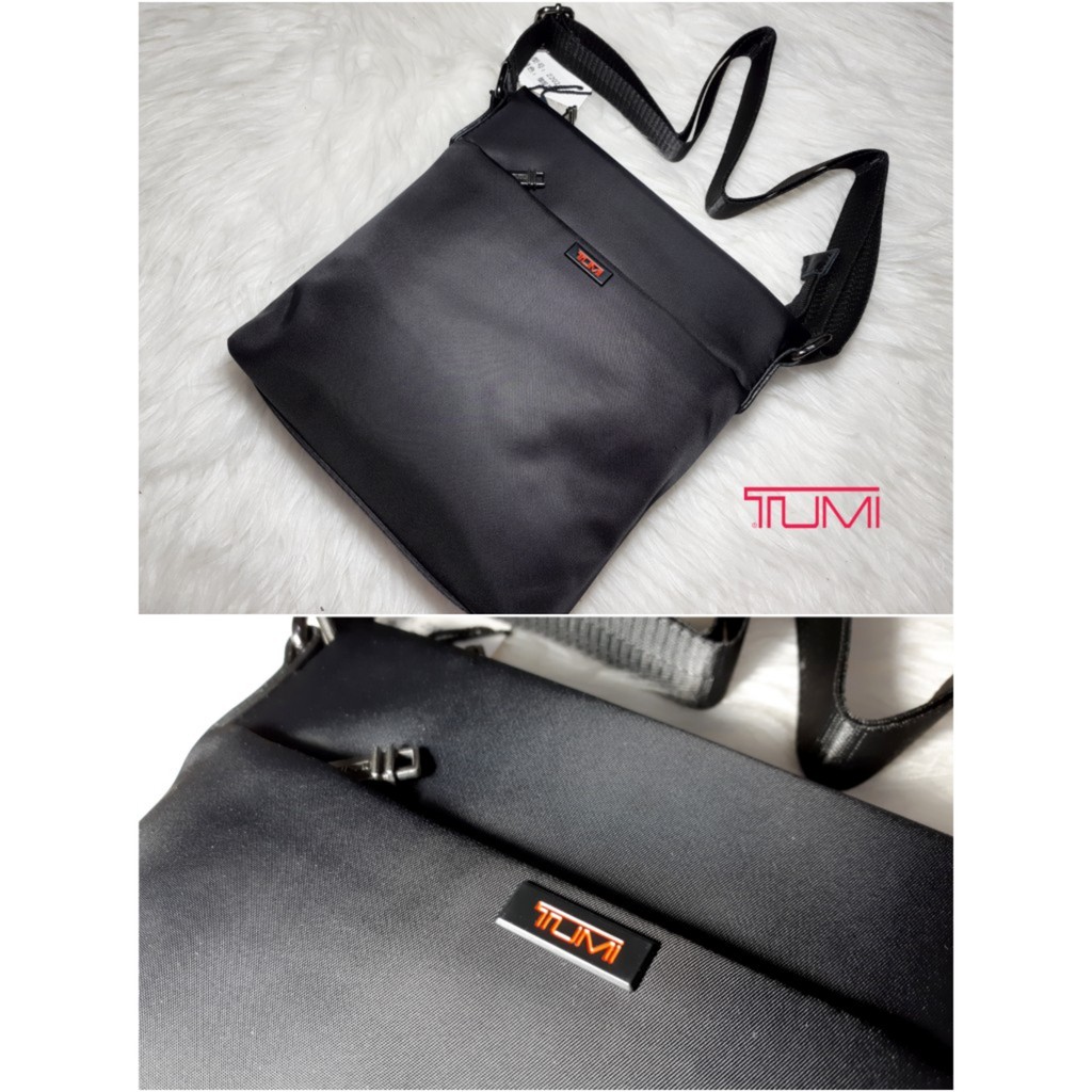 Tas Selempang Kulit Parasut Branded Import Pria Cowok Cowo Tumi Murah