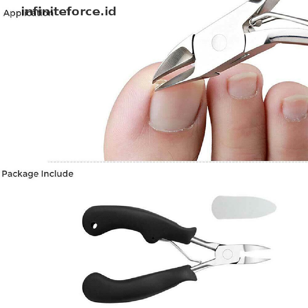 (infiniteforce.id) Gunting Kuku Bahan Stainless steel Untuk Manicure / Pedicure