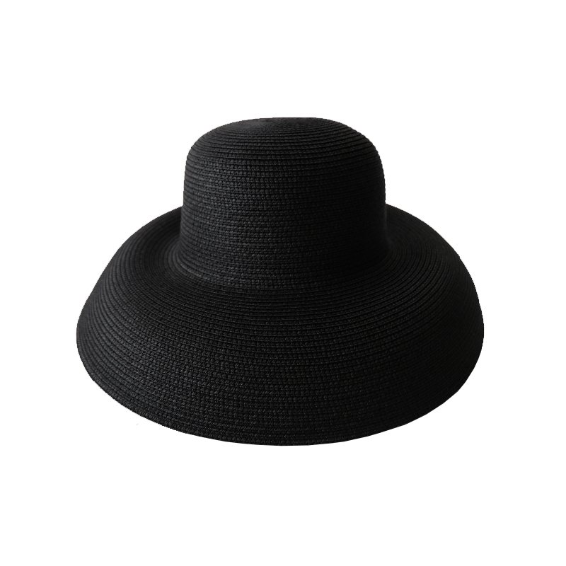 black and white sun hat