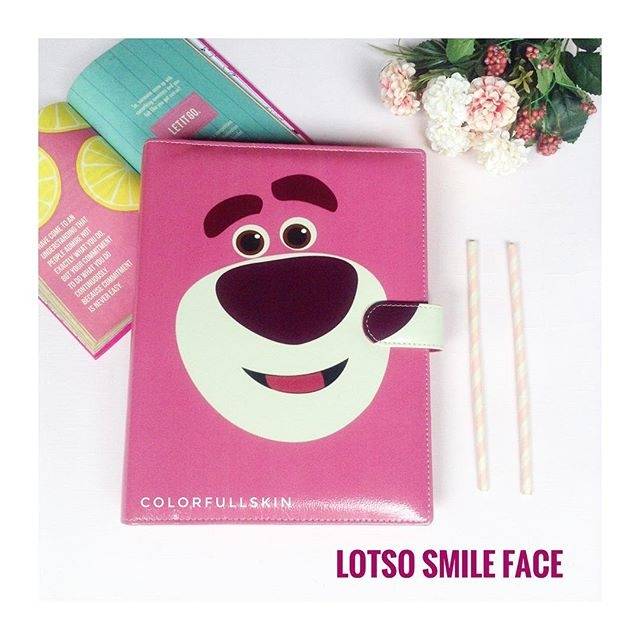 

Lotso smile face binder buku printing