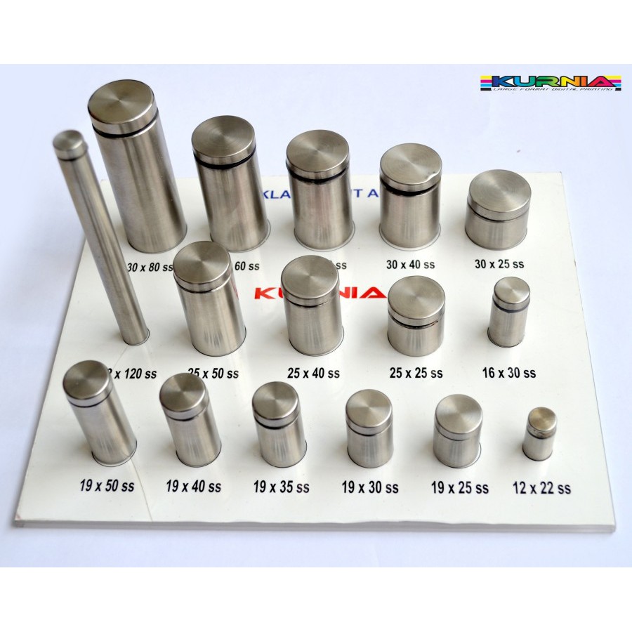 Pen Iklan / Baut Akrilik Uk. 1,9 cm x 4 cm