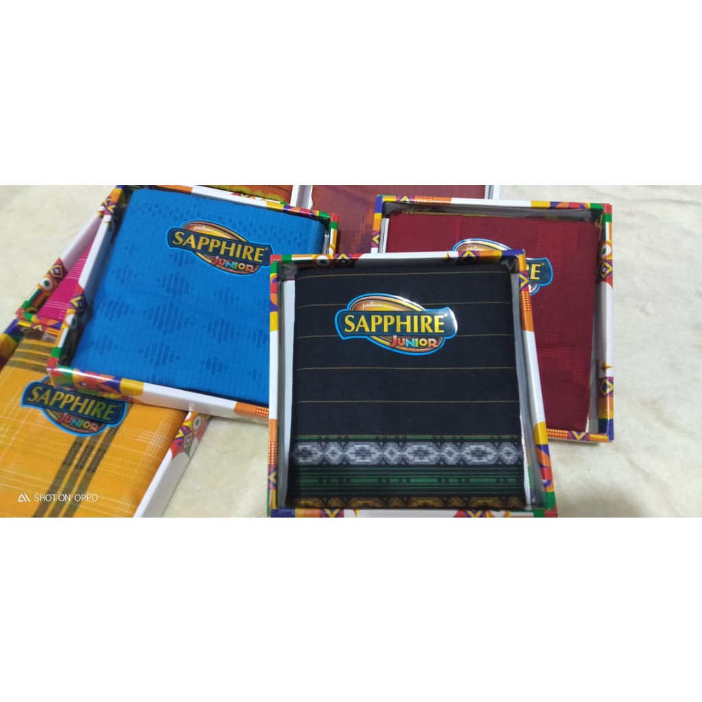 sarung sapphire junior warna dan motif random