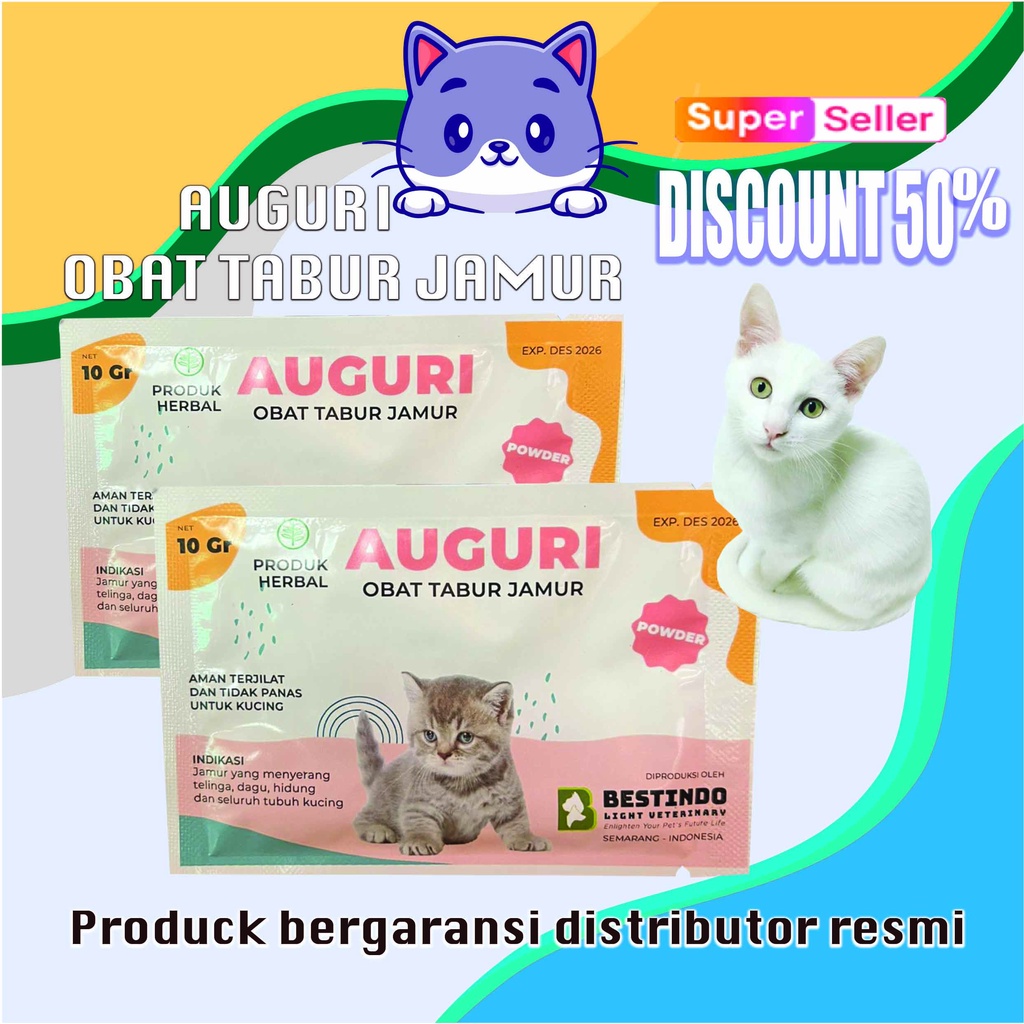 Obat Luka Koreng Jamur Buduk Kucing Auguri