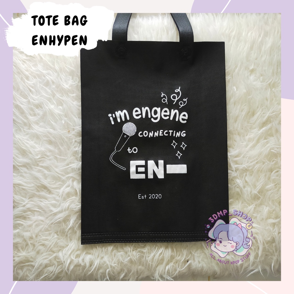 TOTEBAG TREASURE NCT DREAM BTS SEVENTEEN ENHYPEN AESPA BLACKPINK 2 BADDIES STRAYKIDS