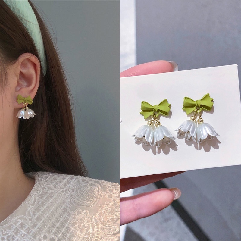 2choices Anting Tusuk Sterling Silver 925 Model Bungalonceng Untuk Wanitamusim Panas