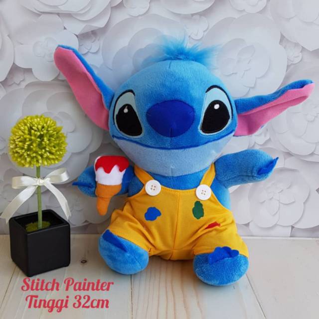 Boneka Stitch Pelukis / Painter