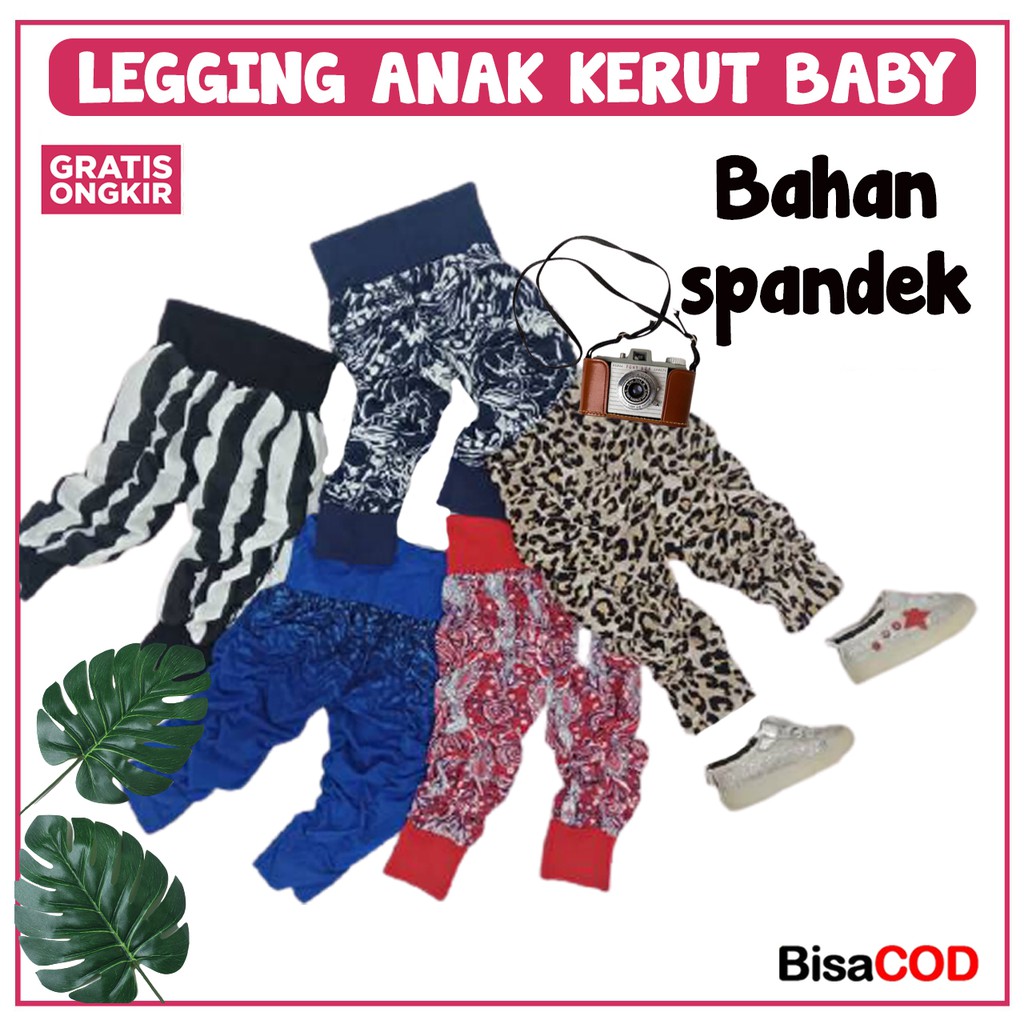 LEGGING ANAK KERUT BABY LEGGING ANAK PEREMPUAN LEGGING KERUT