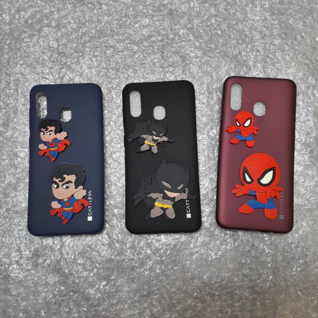 Case samsung A20 karakter hero softcase silikon silicon