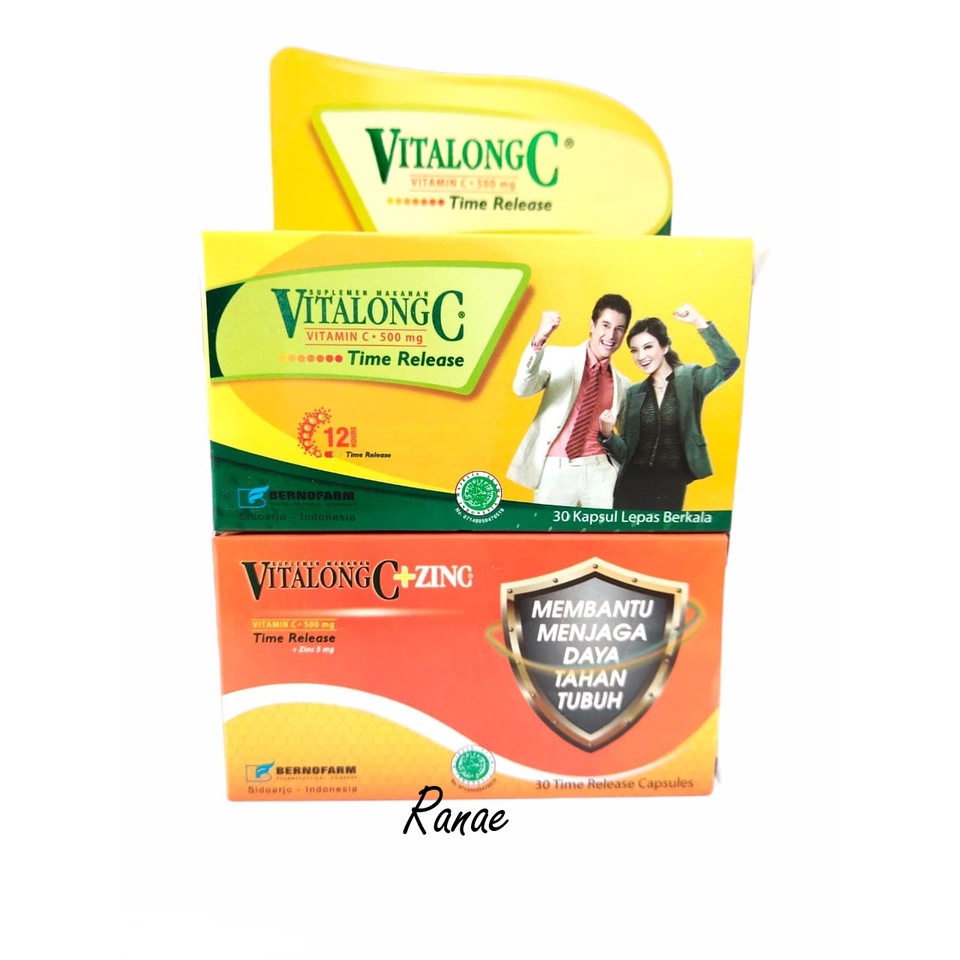 VITALONG C - Vitamin C 500 mg - Membantu Menjaga Daya Tahan Tubuh