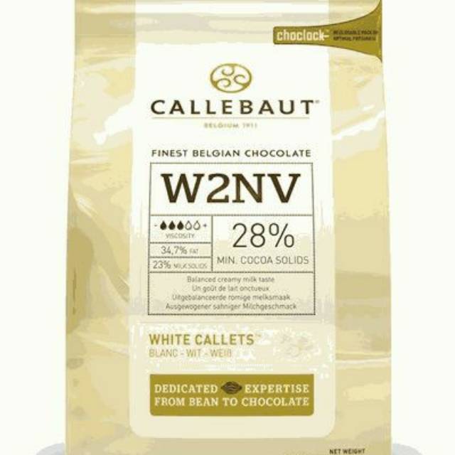 

Callebaut White Callets 28% repack 250 gr