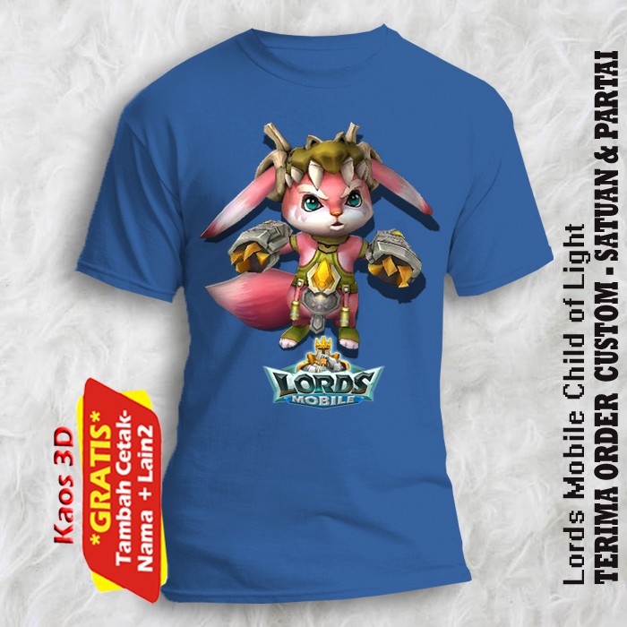Tshirt Lords Mobile Child of Light all size models unisex