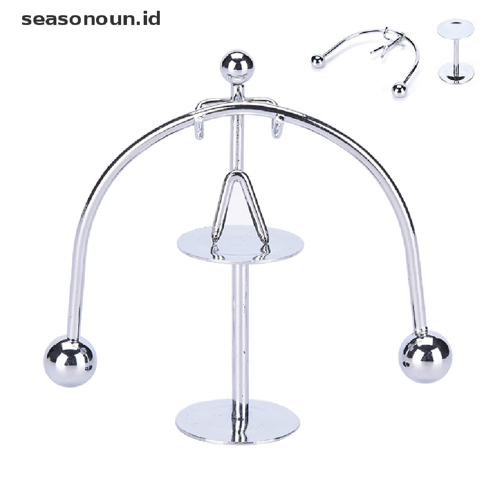 【seasonoun】 Kinetic Weightlifter Gadget Perpetual Motion Desk Art Toy Gift Office Decoration .