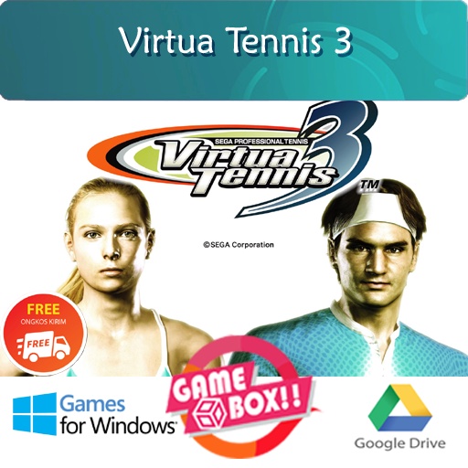 Jeu PC Virtua Tennis 3 - Version Loose Sans Boîte - Bon État Fonctionnel