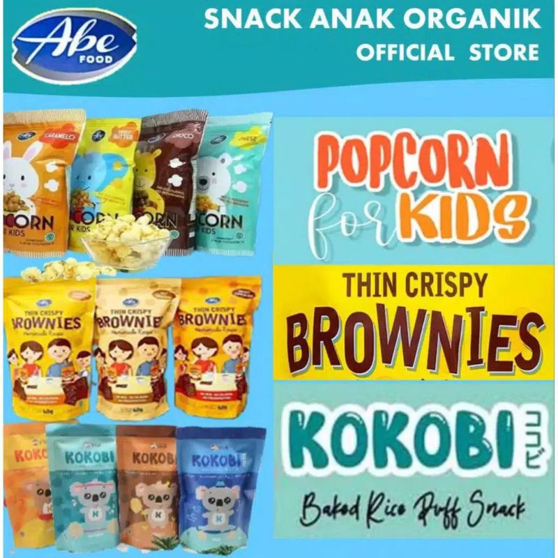 Kokobi Snack Bayi Rice Puff  Tanpa Pengawet  / snack bayi organik