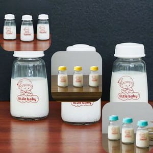Little Baby Breast Milk Glass Bottle 150 ml - Botol Asi Kaca - 4550020