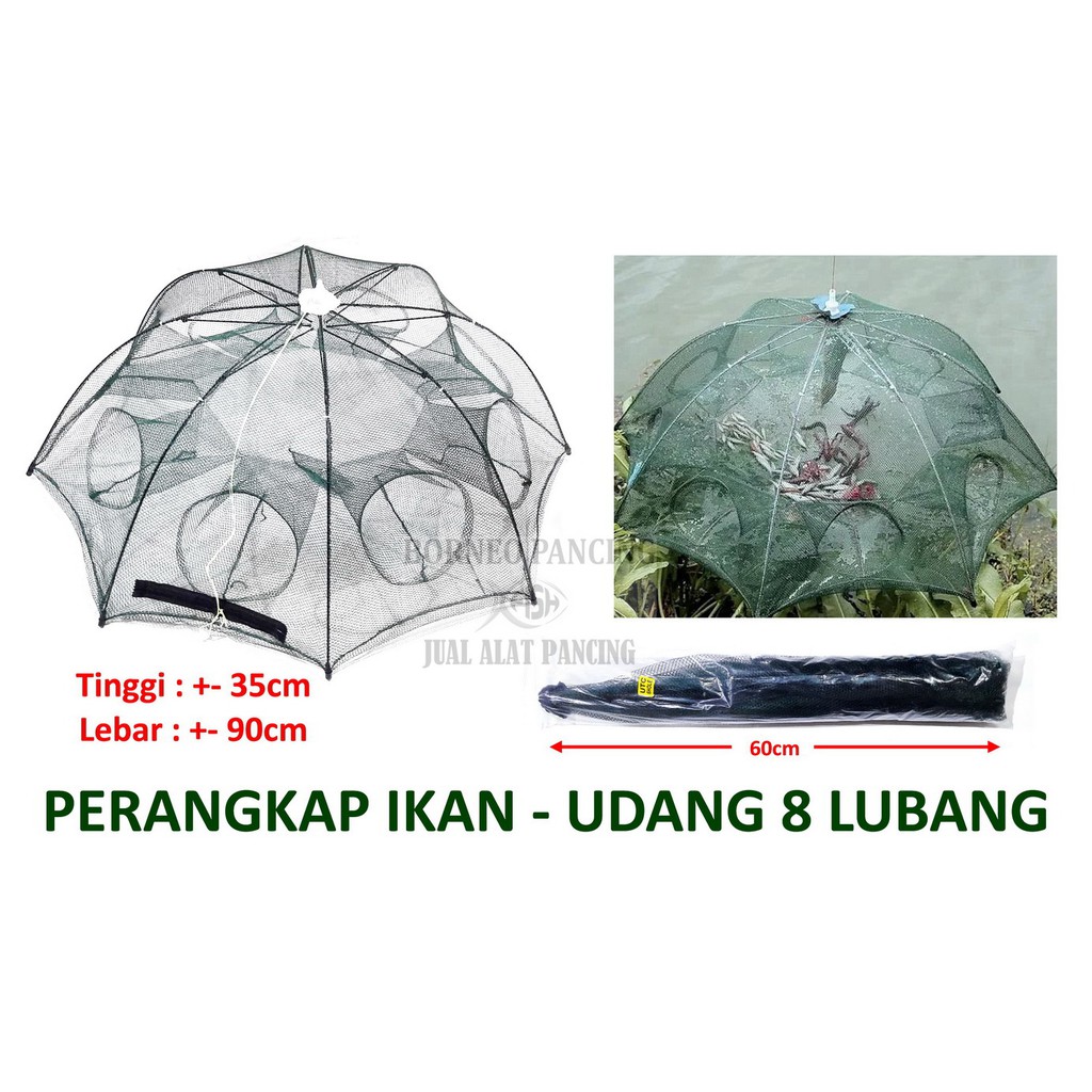 Keramba Payung Perangkap Ikan - Udang Bubu Model Payung