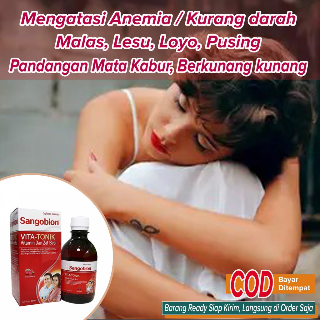 Jual Obat Vitamin Kurang Darah Anemia Ampuh ~ Sangobion Sirup 250ml