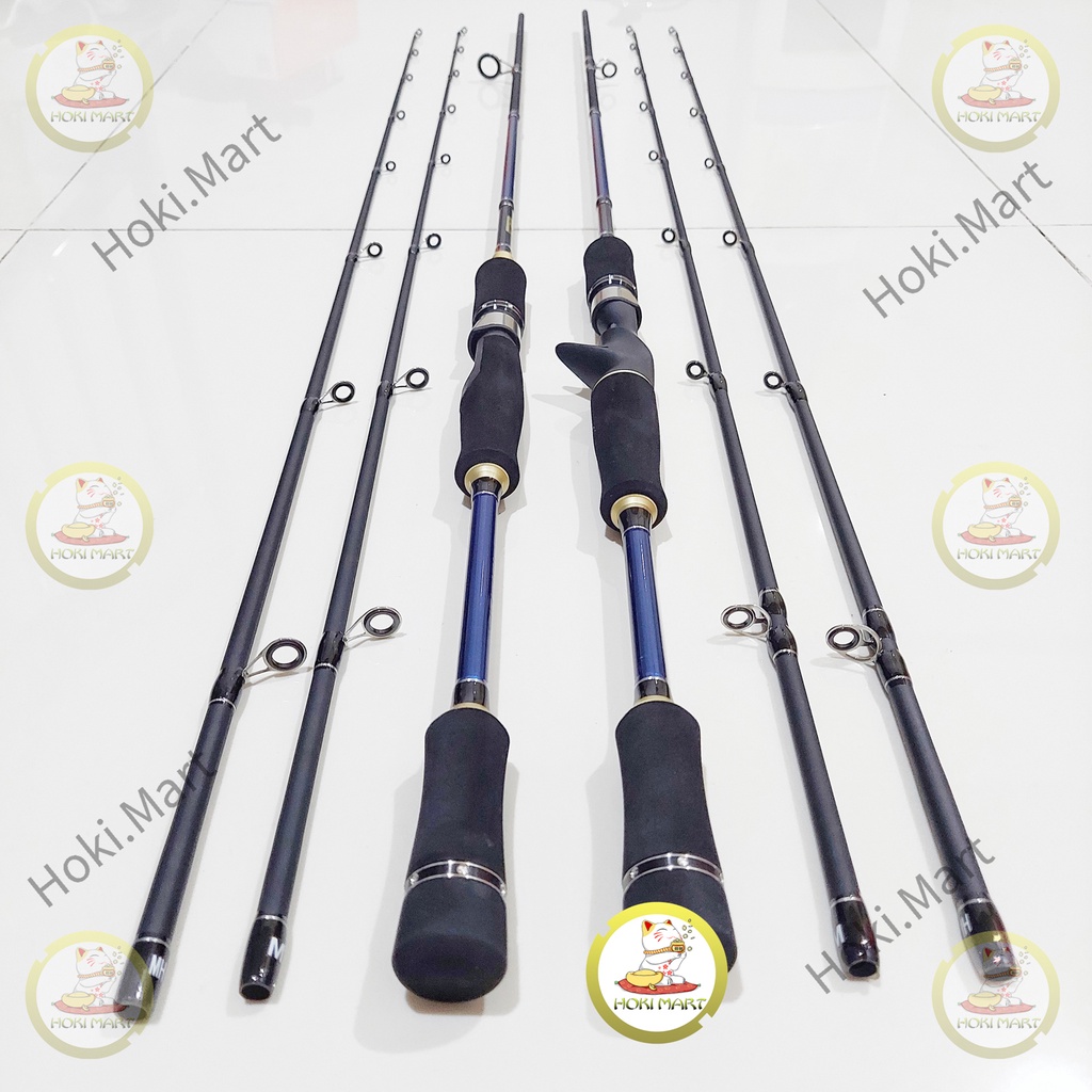 joran oncak double strike 180 spinning dan bait casting BC bonus soft frog