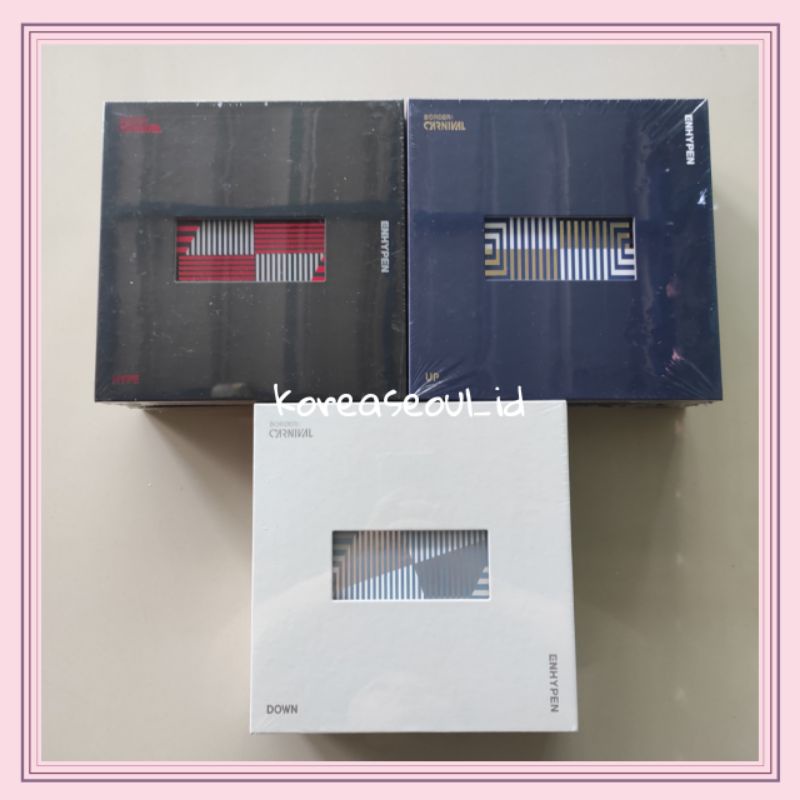 ( READY STOCK ) ENHYPEN BORDER CARNIVAL ALBUM SEALED UP HYPE DOWN VERSI
