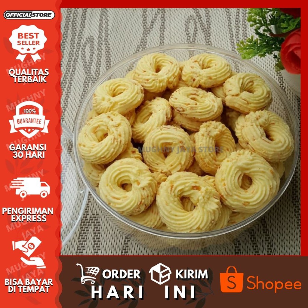 

Terlaris COD !!! kue kering sagu keju susu 500 gram (1/2kg toples) kue lebaran cemilan keluarga