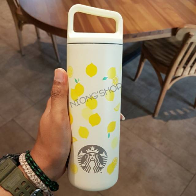 Tumbler Starbucks MiiR edisi summer Lemon 2020 Shopee Indonesia