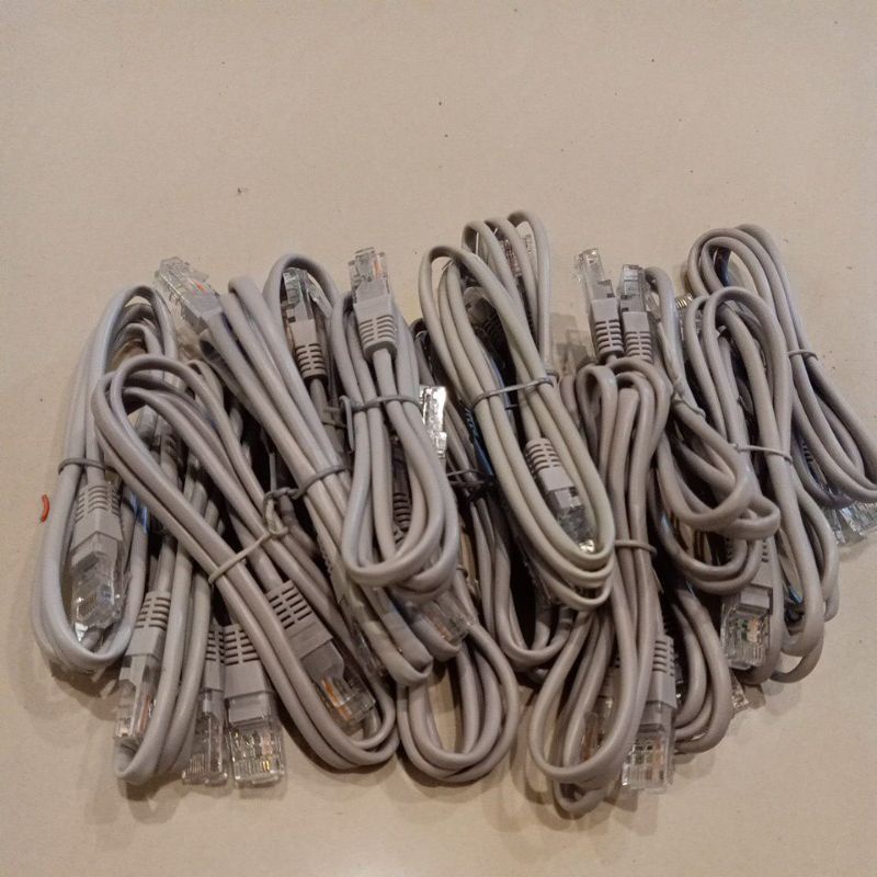 Jual Kabel Lan Cat5e Kreping Pabrik 1 Meter Shopee Indonesia